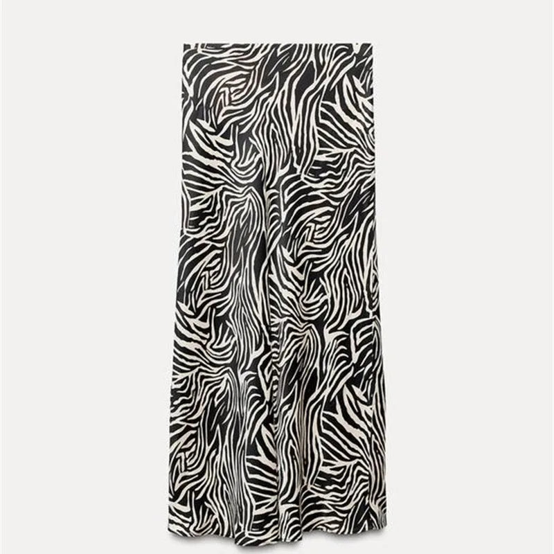 2026 Women Simple Casual Long Skirt Spring Summer Elastic High Waisted A-Line Skirts Woman Elegant Streetwear Satin Skirts Lady