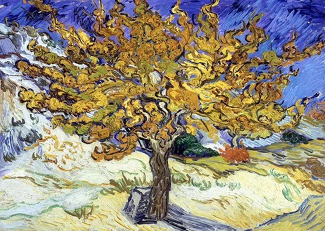 DIY Van Gogh Diamond Painting 5D Full Mosaic Abstract Garden Almond Blossoms Starry Night Rhinestone Decor Home