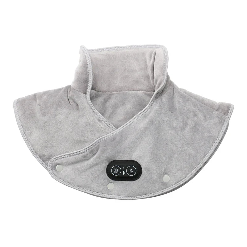 Electric Heating shoulder Neck Pad Massager USB Cervical Brace Wrap Thermal Compress Relieve Pain Fatigue Warm Back Brace Tool