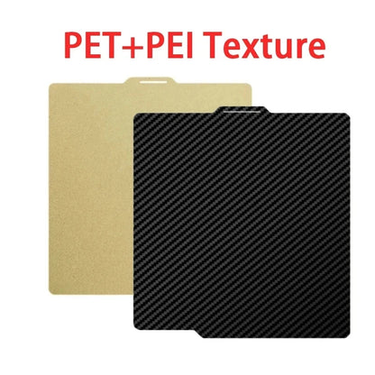 For Bambu lab P2S X1 P1S Carbon Build Plate A1 PEI Sheet Textured Double Sided PEO PET Bed For  Bambulab P1S P1P X1C Build Plate