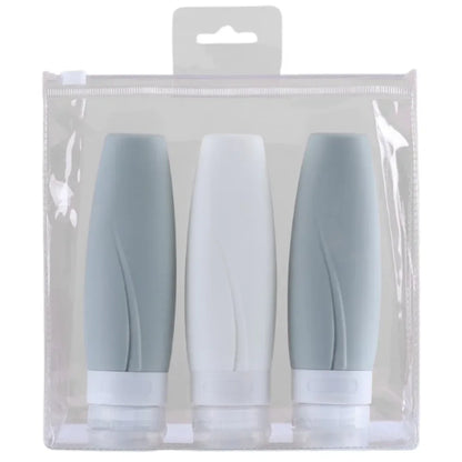 Travel Bottles Set, Travel Containers for Travel Size Toiletries, with Portable Quart Bag, Storage Shampoo Lotion, Leak Proof