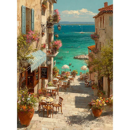 Painting by numbers Landscape Handpainted Art 40x50cm DIY Paint by numbers Adults crafts Number painting Home decor