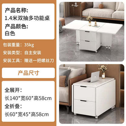 Italian Folding Coffee Table With Storage Removable Modern Neutral Coffee Table Premium Beauty Mesa De Centro Home Furniture