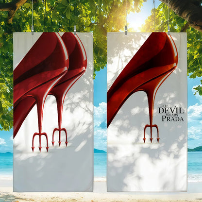 Movie The Devil Wears P-Pa-Prada-S 2 Towel Quick Drying Beach Towels Are Suitable For Swimming Pools Camping Yoga And The Gym