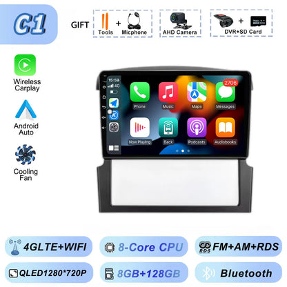 GPS Navigation for Kia Sorento BL 2002-2011 Car Radio Stereo Multimedia Video Player Android 15 Wireless Carplay Android Auto BT