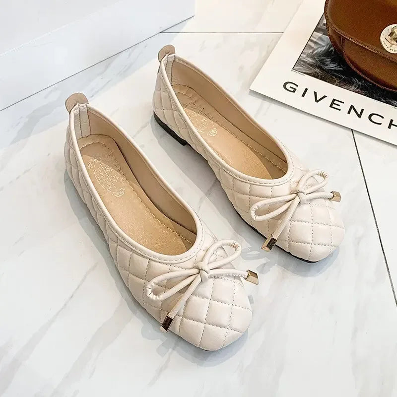 Casual Flats Shoes Women Fashion Pointed Toe  Female Spring Autumn Single Shallow Mouth Loafers Shoes Mocasines De Mujer Zapatos