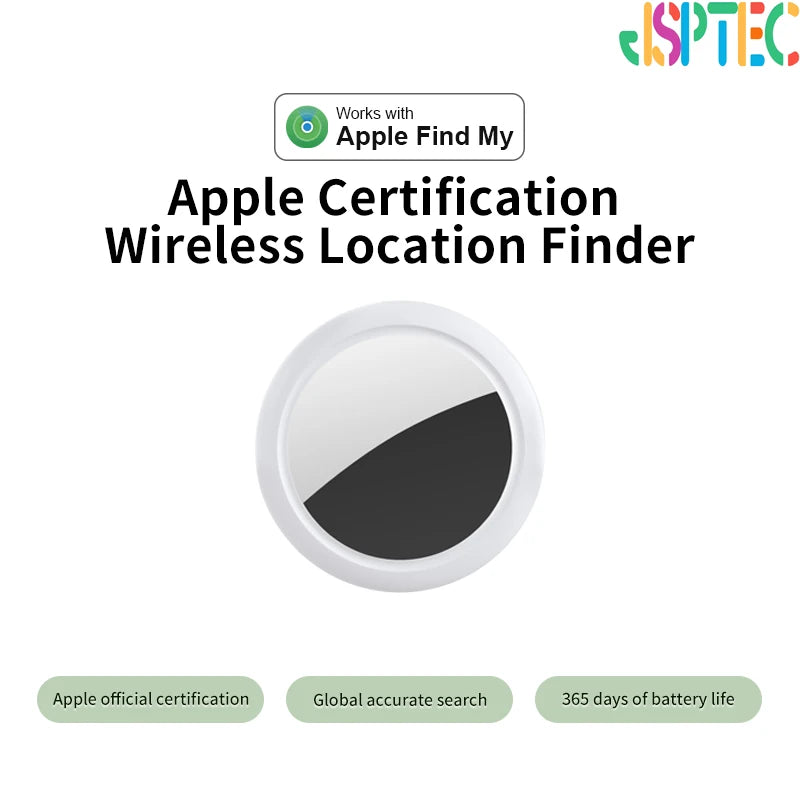 Sicherheits-Bluetooth-GPS-Tag basierend auf der iPhone-App „Wo ist?“, Anti-Verlust-Tracker, akustisches Signal, Ortung, Benachrichtigungen, Alarm und Schlüsselfinder