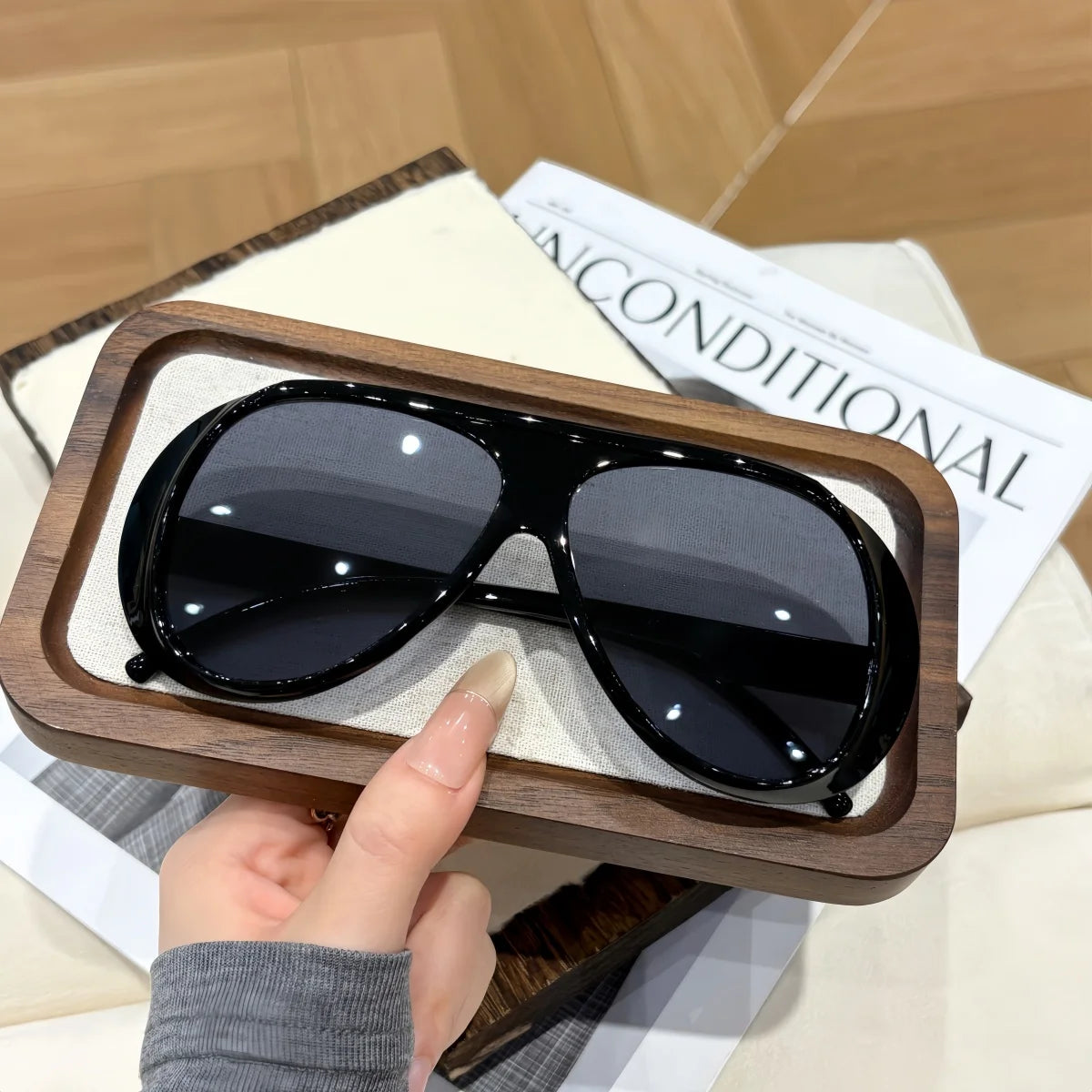 3pcs European and American retro style men's and women's fashionable sunglasses trend versatile summer sun shading and UV protec