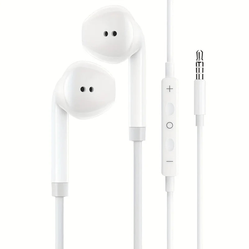 Earphones  with Bass Stereo Sound In-Ear Headphones for Calls Music GamingDurable Cable for Office Workers Music