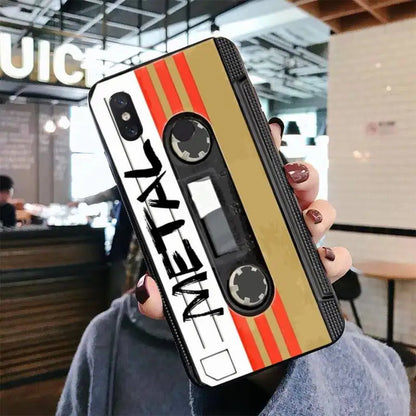 Vintage Cassette Tape Retro Phone Case for Xiaomi mi 5 6 8 9 10 lite pro SE Mix 2s 3 F1 Max2 3