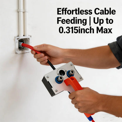 Electrician Wire Pulling Tool Labor-Saving Conduit Wire Threader Home Renovation Wire Puller for Easy Wiring & Conduit Fishing