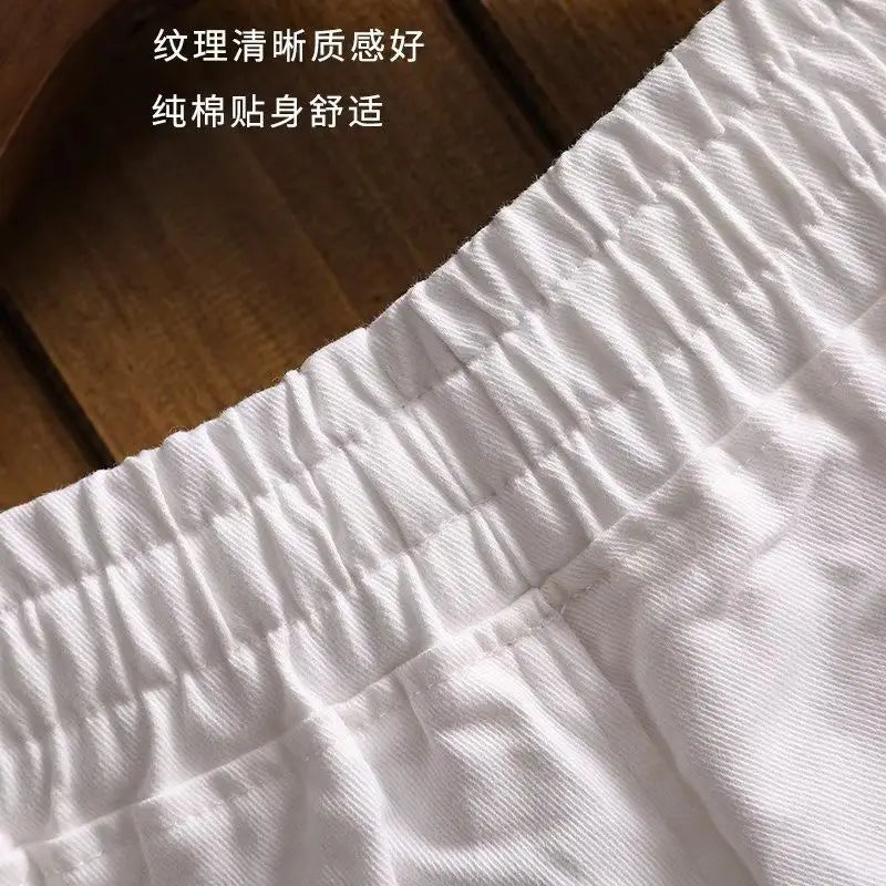 Men's Clothing Breathable Shorts Summer Casual Sports Slim Fit Pure Color Comfortable Lightweight Athletic Trendy