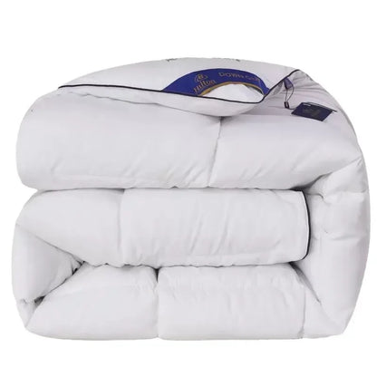 Warm Feather Velvet Comforter Hotel Four Seasons Quilt Single Bed Air-Conditioner Blanket Soft All-Season Sleep Home Bedding