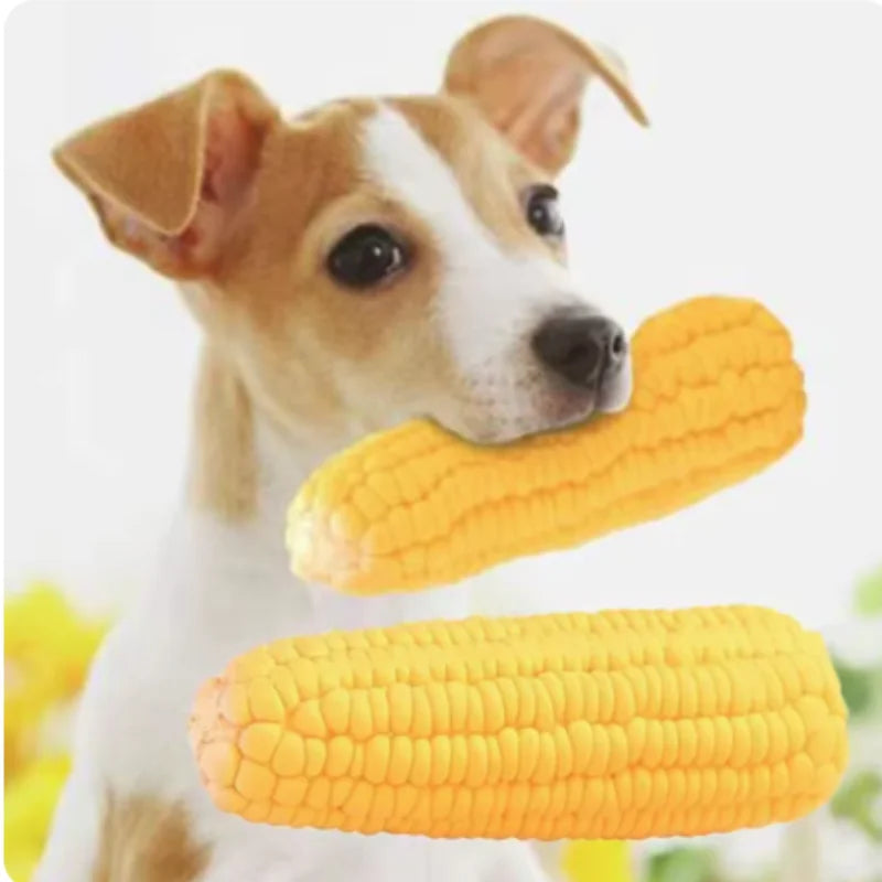 New Latex Corn Shape Puppy Dogs Toy Squeak Toys Pet Supplies Training Playing Chewing Dog Toys For Small Dogs Pet Toys