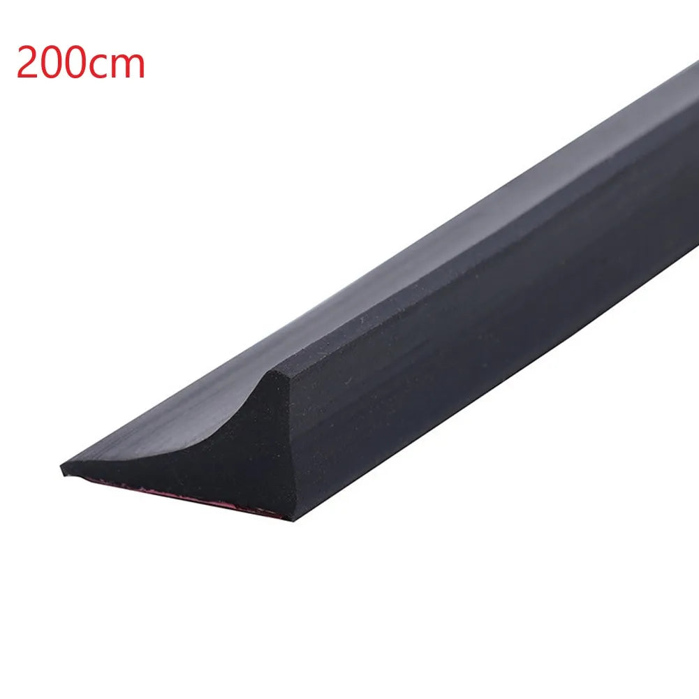 Bathroom Retention Water Barrier Strip Rubber Silicone Shower Barrier Water Stopper Kitchen Dry And Wet Separation Seal Strip