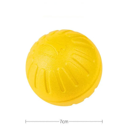 Pet Ball Toy without Rope Interactive Dog Training Chew Tooth Cleaning Indestructible Healthy Solid Core EVA Durable Elastic Toy