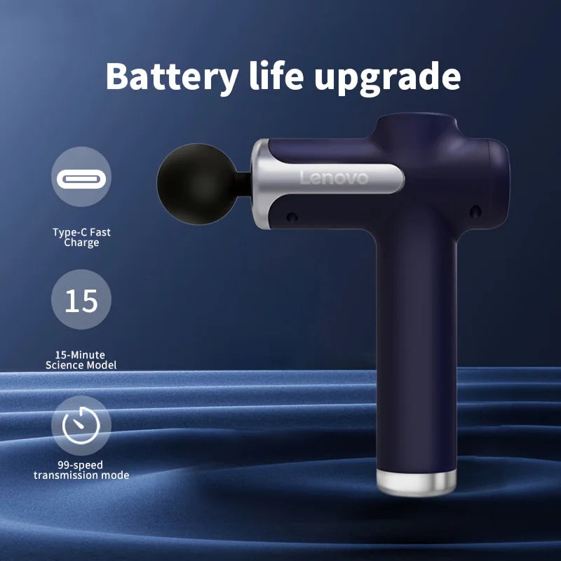 Lenovo brand massage device N3 deep massage, relieve muscle soreness, exercise and relax, LED touch screen design, portable, mul