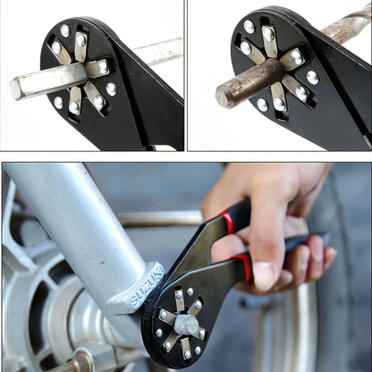 Magic Wrench 6 Inch 8 Inch Multi-purpose Hexagonal Alloy Steel Manual Clampable Movable Hexagonal Wrench