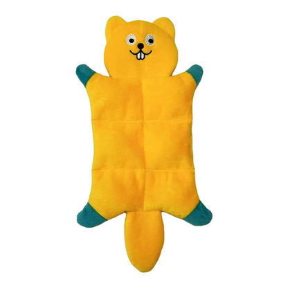 Dog Vocal Toys Cute Non-stuffed Soft Plush Toy Puppy Educational Teething Chew Toys Pet Supplies for Small Medium Dogs