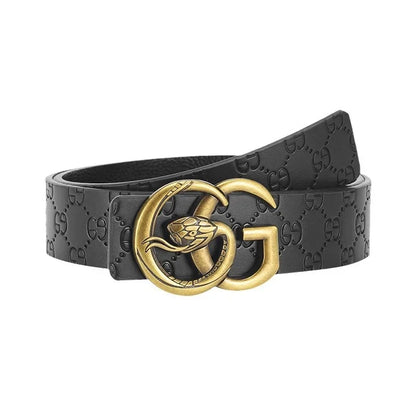 New Belts for Men Practical Senior Sense Male Belt Hot Sell Popular Automatic Buckle Red Belt Fashion Casual Waistband