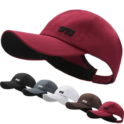 Summer Women's Sun Hat Outdoor Sports Running Snapback Baseball Hats Messy High Ponytail Bun Caps Female Casual Visors Beach Cap