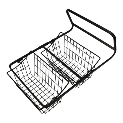 Kitchen Organizer 2 Tier Storage Rack Easy To Clean Material Maximized Countertop Space For Pantry Organization