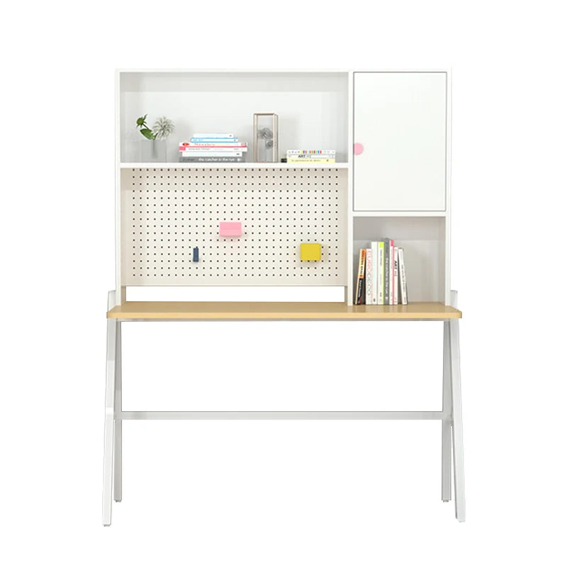 Factory Supply High Quality Computer Reading Writing Desk Office Table Computer Desk With Mini Bookshelf