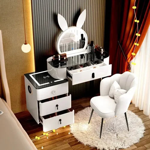 Makeup Bedroom Dressing Table Girls Storage Home Makeup Dressing Table Living Room Furnitures Tocador De Maquillaje Decoration