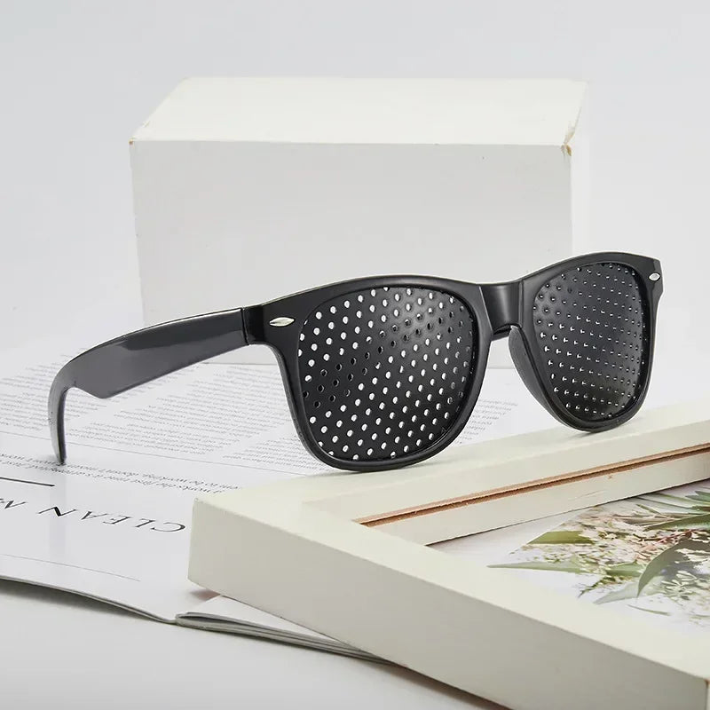 Sunglasses Women  Perforated Sunglasses Men Small Aperture Plastic Glasses Pinhole  Porous Lunettes De Soleil نظارات شمسية