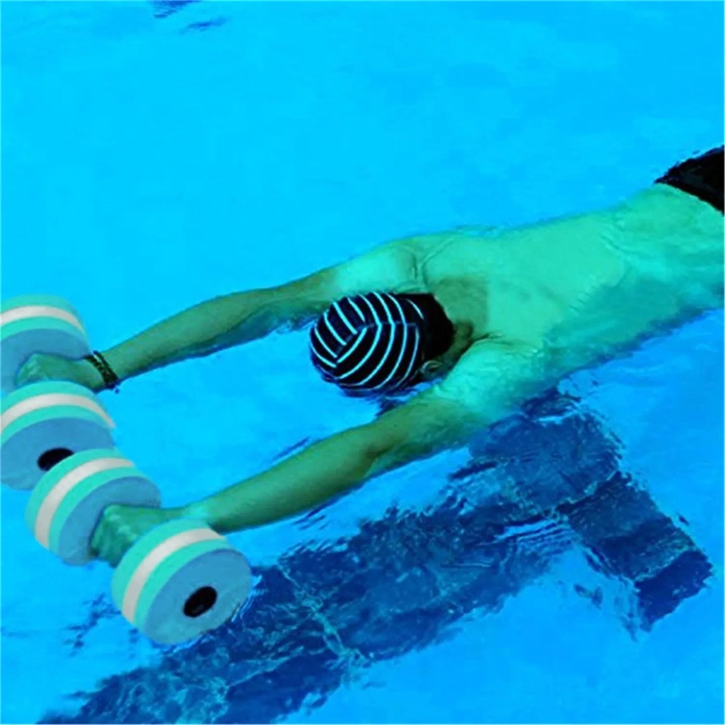 Multicolor Water Dumbbell Pool Exercise Floating Dumbbell Aquatic Exercise Dumbbells Water Sports Aerobic Fitness Equipment