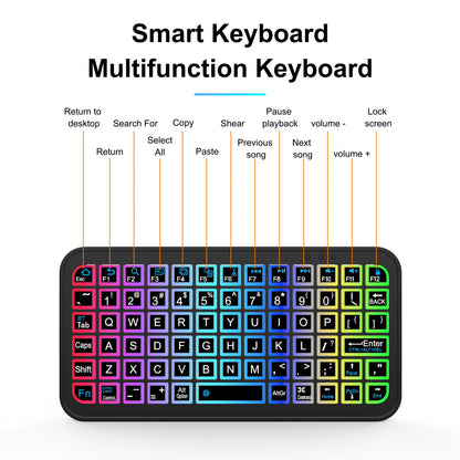 Bluetooth 5.2 Keyboard Ultra-thin Keyboard Wireless Keyboard Silicone Mute Keyboard Mini Keyboard For Windows Android IOS