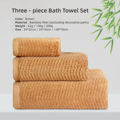 Bamboo Fiber Towels Sets Home Bath Towels for Adults Face Towel Thick Absorbent Luxury Bathroom Towels Hand Towels Quick Drying