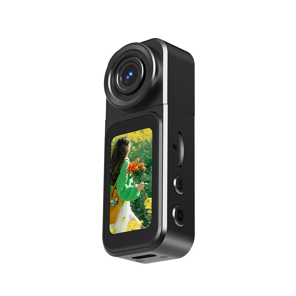A75 WiFi Action Camera Strong Magnetic POV 2.7K Recording Hands Free 400mAh Mini Camcorders 1.47 inch IPS Touch Screen Camera