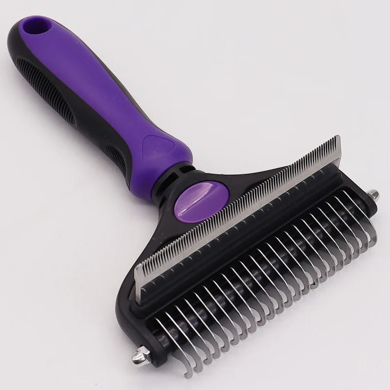 Pet Grooming Comb Cat Grooming Knot Opener Fine Toothed Hair Brush Dog Hair Removal Comb