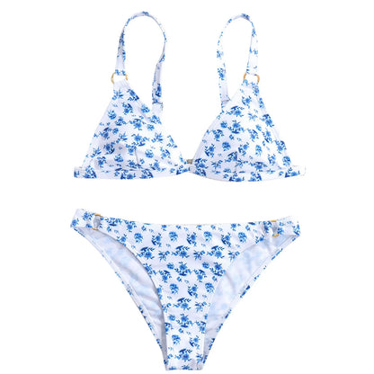 Swimsuit 2025 Trend High Waisted Separate Swimsuit European And Fashion Printed Women'S Swimsuit Sexy Bikini купальник женский