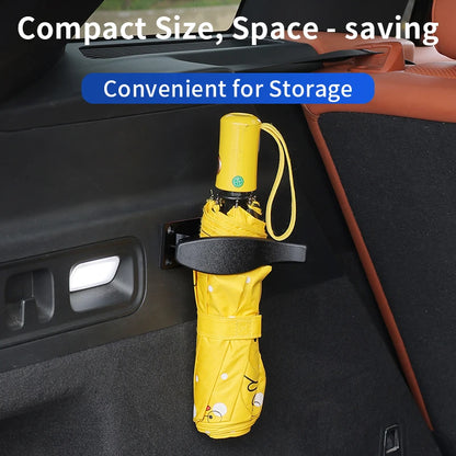 1/2PCS Self-Adhesive Car Umbrella Holders Trunk Storage Organizer Hook Umbrella Mounting Bracket Interior Auto Accessories