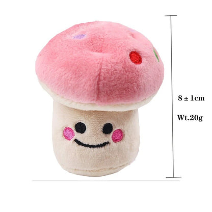 Dog Squeaky Toys Plush Animal Fruit Food Toy Durable Chew Interactive Toys Small Medium Dogs Cats Puppy Pet Supplies