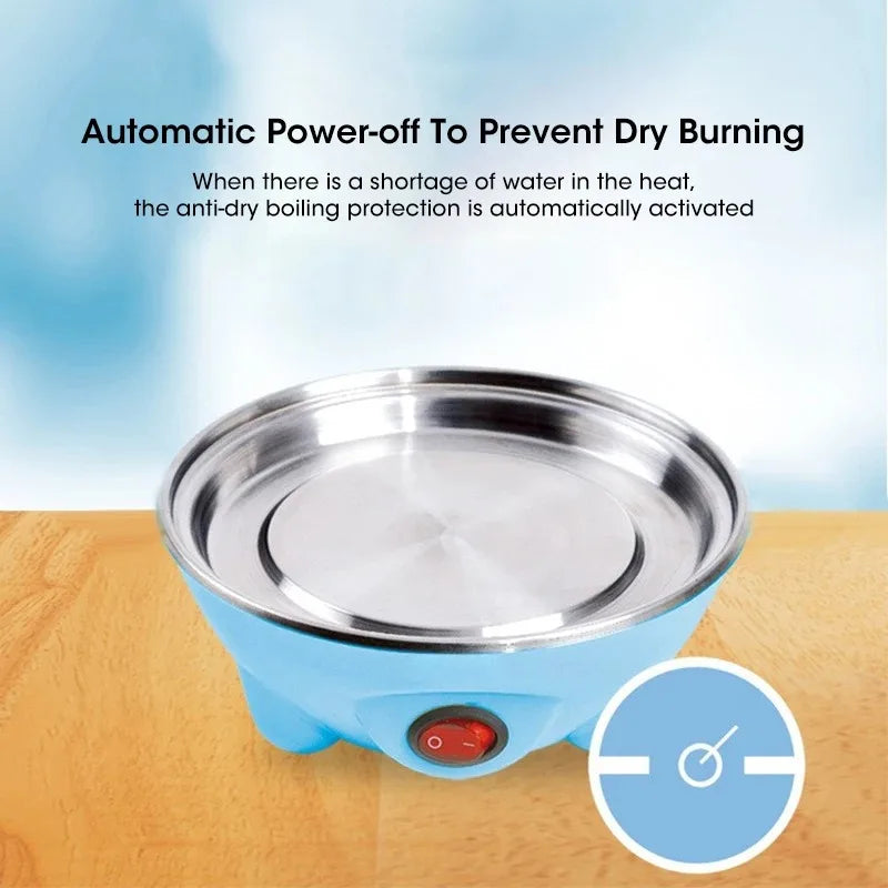 Multifunctional Electric Egg Cooker Automatic Egg Boiler 7 Eggs Mini Egg Cooker Kitchen Breakfast Machine Mini Egg Boiler