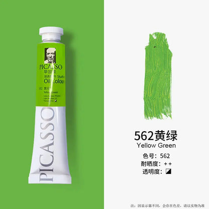 Phoenix 50ml Oil Paint High Saturation Faster Drying Time with Creamy Texture and Consistency for Artists, Students, Beginners