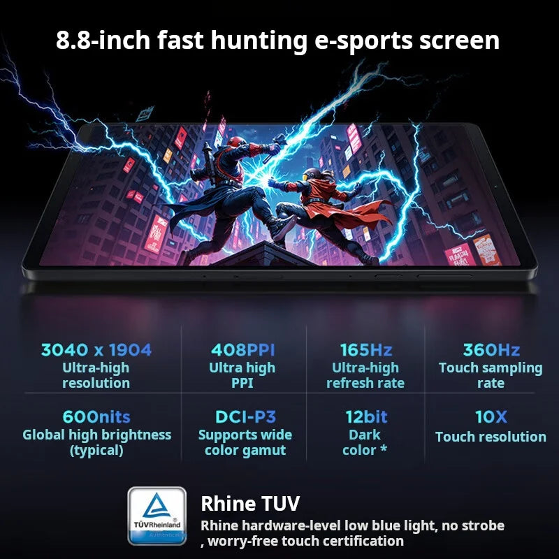 Lenovo Legion Y700 4th Generation 8.8-inch Student Gaming Performance AI Tablet 3K high-end Snapdragon 8 Ultimate Edition