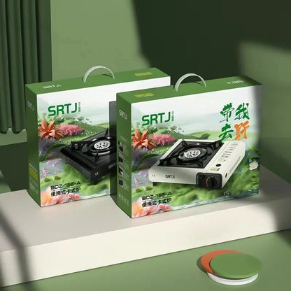 Portable  Gas Stove Compact Design for Hot Pot BBQ Camping Cooking Outdoor Lightweight Cassette Stove