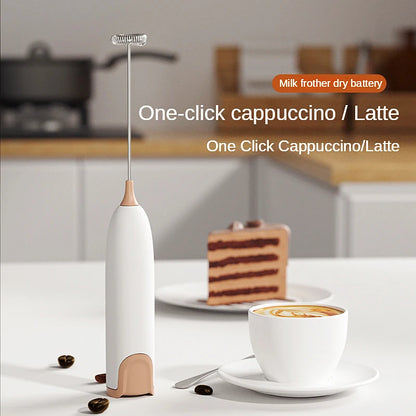 Electric Milk Frother Kitchen Drink Foamer Mixer Stirrer Coffee Cappuccino Creamer Whisk Frothy Blend Whisker Egg Beater