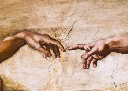 Canvas Painting Posters Prints Wall Art Pictures The Creation of Adam By Michelangelo Fallen Angel Living Room Decor