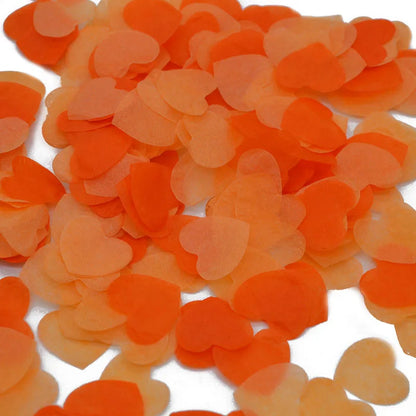 2.5cm 1000pcs Heart Shape Multicolor Paper Confetti  Balloon Filler Table Decoration Engagement Event Party Supplies