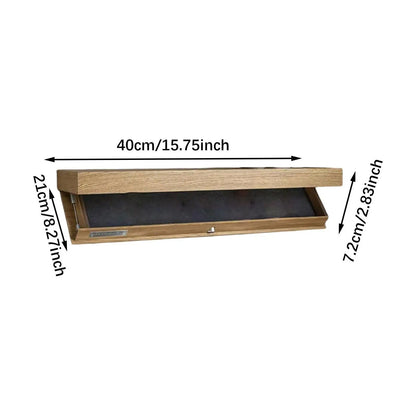 Floating Shelf Wall Mount Drawer Fashion Space Saving Home Decorative Storage Rack Multi-function Wood Concealed Floating Shelf