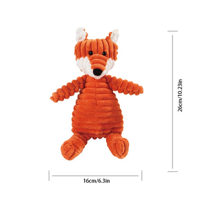 Dog Cat Companion Toys Durable Plush Speak Out Relieve Boredom Doll Fox Doll Comfort Companionship Cat Pet Supplies