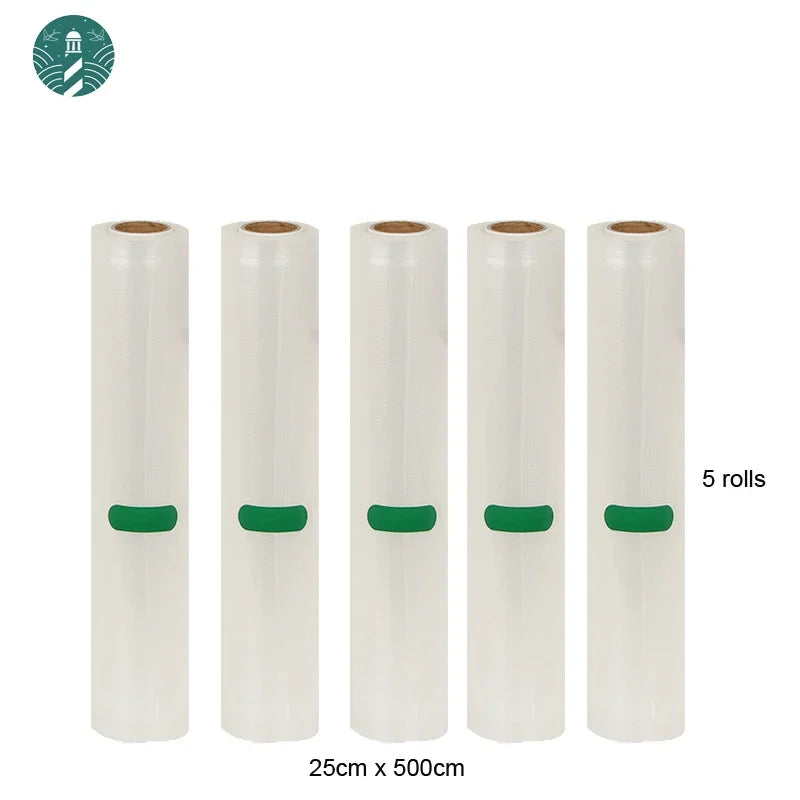 Kitchen Food Storage Vacuum Bags Thicker BPA-Free For Vacuum Sealer Packaging Food Vacuum Storage Bags 12+15+20+25+28cm*500cm