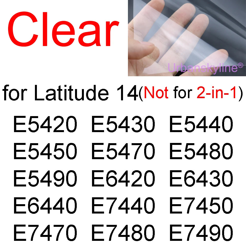Screen Protector for Dell Latitude 13 5350 5340 5330 5320 3340 3330 3320 7350 7340 7320 7300 HD Guard Protector Skin Case Film