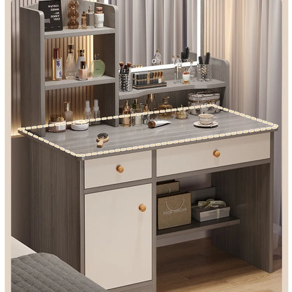 Firm Dresser, chest, integrated girls' bedroom, simple worktable with mirror, makeup table