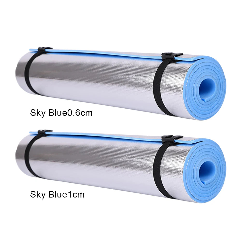 Portable Waterproof Yoga Mat Non Slip EVA Comfort Foam Pilates Mat 10mm Thickened Camping Picnic Mat for Fitness Exercise Sports